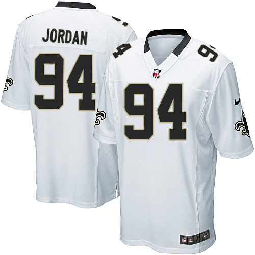 Men Nike NFL New Orleans Saints #94 Cameron Jordan Road White Limited Jerse