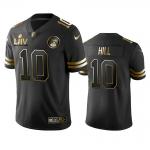 Men Tyreek Hill Chiefs Black Super Bowl LIV Golden Edition Jersey