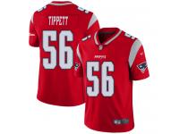 #56 Limited Andre Tippett Red Football Youth Jersey New England Patriots Inverted Legend