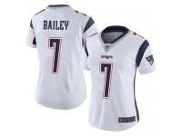 #7 Limited Jake Bailey White Football Road Women's Jersey New England Patriots Vapor Untouchable