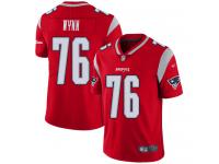#76 Limited Isaiah Wynn Red Football Youth Jersey New England Patriots Inverted Legend
