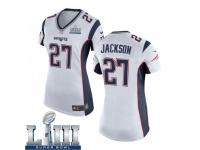 Game Women's J.C. Jackson New England Patriots Nike Super Bowl LIII Jersey - White