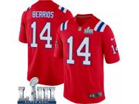 Game Youth Braxton Berrios New England Patriots Nike Alternate Super Bowl LIII Jersey - Red