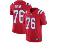 Isaiah Wynn Men's Limited Red Jersey Nike NFL New England Patriots Vapor Untouchable Alternate #76