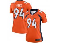 Legend Vapor Untouchable Women's Domata Peko Denver Broncos Nike Jersey - Orange