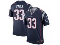 Legend Vapor Untouchable Youth Kevin Faulk New England Patriots Nike Jersey - Navy