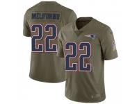 Limited Youth Obi Melifonwu New England Patriots Nike 2017 Salute to Service Jersey - Green
