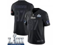 Limited Youth Rob Gronkowski New England Patriots Nike Super Bowl LIII Jersey - Black Impact Vapor Untouchable