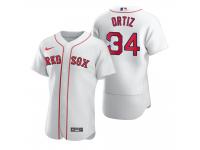 Men Boston Red Sox David Ortiz Nike White 2020 Jersey