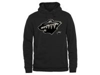 Men Minnesota Wild Black Rink Warrior Pullover Hoodie
