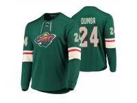 Men Minnesota Wild Matt Dumba #24 Platinum Green Jersey