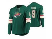 Men Minnesota Wild Mikko Koivu #9 Platinum Green Jersey