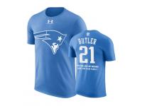 Men New England Patriots Malcolm Butler #21 Powder Blue Father Day Gift With Message T-Shirt