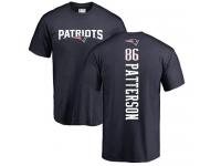 Men Nike Cordarrelle Patterson Navy Blue Backer - NFL New England Patriots #86 T-Shirt