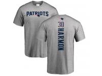 Men Nike Duron Harmon Ash Backer - NFL New England Patriots #30 T-Shirt