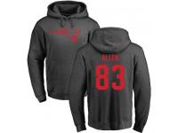 Men Nike Dwayne Allen Ash One Color - NFL New England Patriots #83 Pullover Hoodie