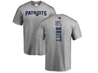 Men Nike Kenny Britt Ash Backer - NFL New England Patriots #88 T-Shirt