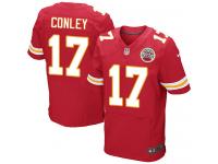 Men Nike NFL Kansas City Chiefs #17 Chris Conley Authentic Elite Home Red Jersey