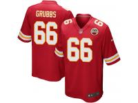 Men Nike NFL Kansas City Chiefs #66 Ben Grubbs Home Red Game Jersey