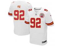 Men Nike NFL Kansas City Chiefs #92 Dontari Poe Authentic Elite Road White Jersey