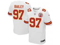 Men Nike NFL Kansas City Chiefs #97 Allen Bailey Authentic Elite Road White Jersey