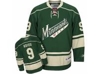 Men Reebok Minnesota Wild #9 Mikko Koivu Premier Green Third NHL Jersey