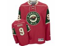 Men Reebok Minnesota Wild #9 Mikko Koivu Premier Red Home NHL Jersey