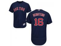 Men's Boston Red Sox #16 Andrew Benintendi Majestic Alternate Navy Flex Base Authentic Collection Jersey