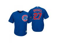 Men's Cubs 2018 Postseason Alternate Royal Addison Russell Cool Base Jersey