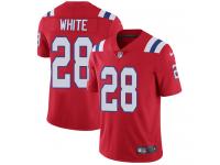 Men's Limited James White #28 Nike Red Alternate Jersey - NFL New England Patriots Vapor Untouchable