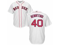 Men's Majestic Boston Red Sox #40 Andrew Benintendi White Home Cool Base MLB Jersey