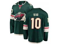 Men's Minnesota Wild #10 Matt Read Green Home Breakaway NHL Jersey