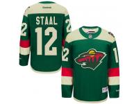 Men's Minnesota Wild #12 Eric Staal Reebok Green Authentic 2016 Stadium Series NHL Jersey