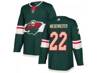 Men's Minnesota Wild #22 Nino Niederreiter adidas Green Authentic Jersey