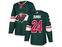 Men's Minnesota Wild #24 Matt Dumba adidas Green Authentic Jersey