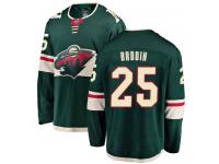Men's Minnesota Wild #25 Jonas Brodin Green Home Breakaway NHL Jersey