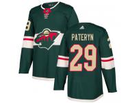 Men's Minnesota Wild #29 Greg Pateryn Adidas Green Home Authentic NHL Jersey