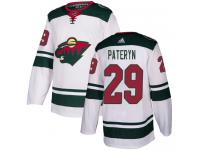 Men's Minnesota Wild #29 Greg Pateryn Adidas White Away Authentic NHL Jersey