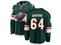 Men's Minnesota Wild #64 Mikael Granlund Green Home Breakaway NHL Jersey