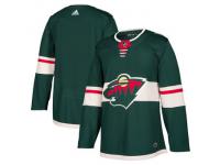 Men's Minnesota Wild adidas Green Home Authentic Blank Jersey