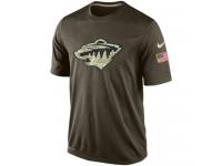 Men's Minnesota Wild Salute To Service Nike Dri-FIT T-Shirt