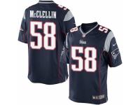 Men's Nike New England Patriots #58 Shea McClellin Limited Navy Blue Team Color NFL Jersey
