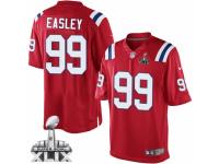 Men's Nike New England Patriots #99 Dominique Easley Limited Red Alternate Super Bowl XLIX NFL Jersey
