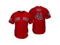 Men's Red Sox 2018 World Series Majestic Scarlet Chris Sale Cool Base Jersey