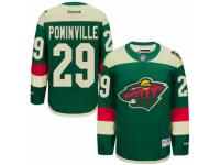Men's Reebok Minnesota Wild #29 Jason Pominville Premier Green 2016 Stadium Series NHL Jersey