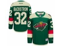 Men's Reebok Minnesota Wild #32 Niklas Backstrom Premier Green 2016 Stadium Series NHL Jersey