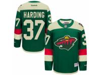 Men's Reebok Minnesota Wild #37 Josh Harding Premier Green 2016 Stadium Series NHL Jersey