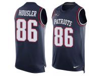 Men's Rob Housler #86 Nike Navy Blue Jersey - NFL New England Patriots Player Name & Number Tank Top