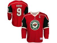 Mikko Koivu Minnesota Wild Reebok Youth Replica Player Hockey Jersey C Red