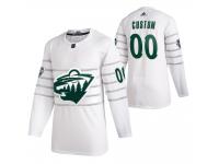 Minnesota Wild #00 Custom 2020 NHL All-Star Game White Jersey Men's